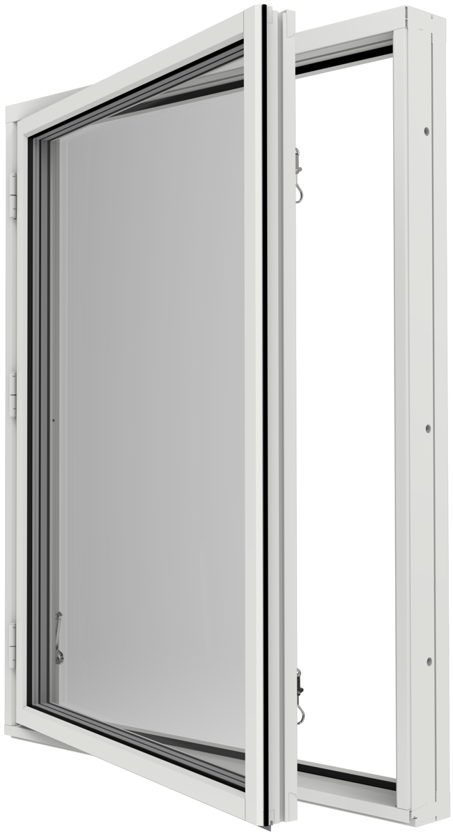 Retro, Sidhängt utsida öppen