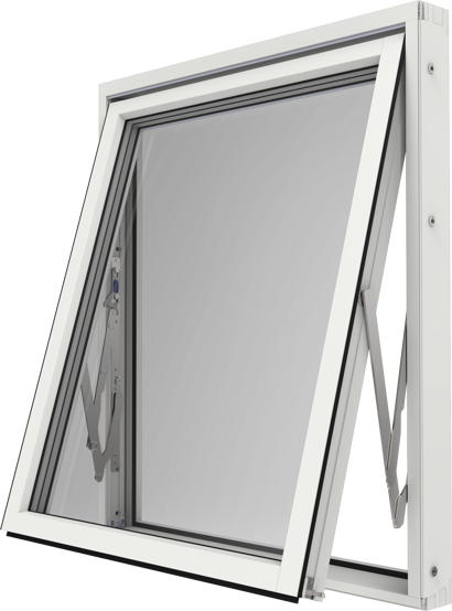 Original Alu 100 och Precision, Vridfönster dold utsida öppen